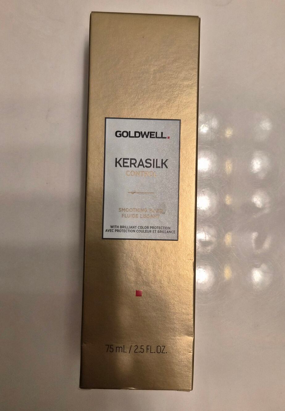 NIB Goldwell Kerasilk Control Smoothing Fluid 2.5 oz / 75 ml Keratin Color Care